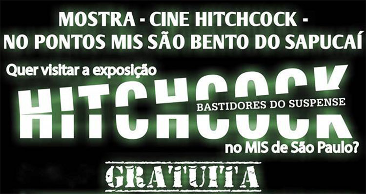 Mostra Cine Hitchcock no Pontos MIS São Bento