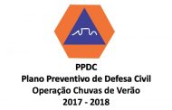 Plano Preventivo de Defesa Civil - Operação Chuvas de Verão 2017/2018