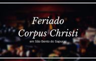 Feriado de Corpus Christi em São Bento do Sapucaí