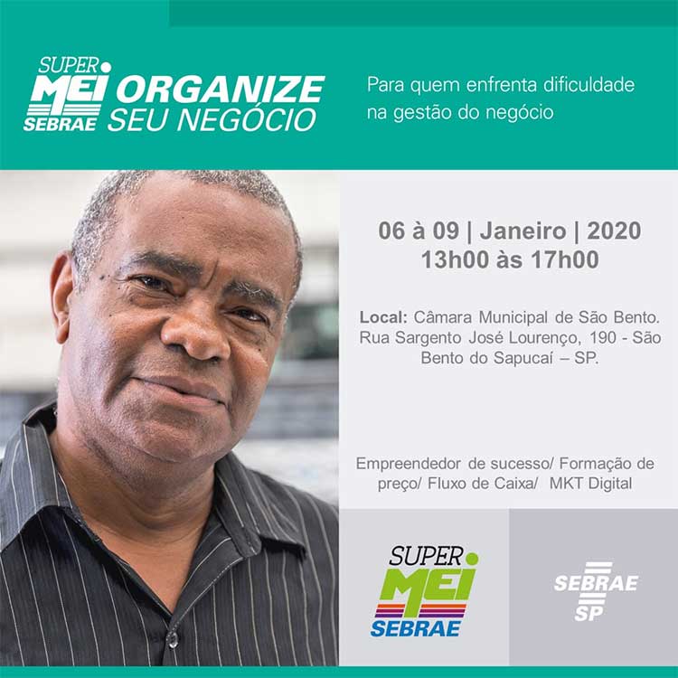 Programa SperMEI Gestão do SEBRAE acontece em São Bento do Sapucaí
