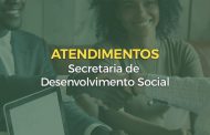 Relatório de atendimentos - Secretaria de Desenvolvimento Social